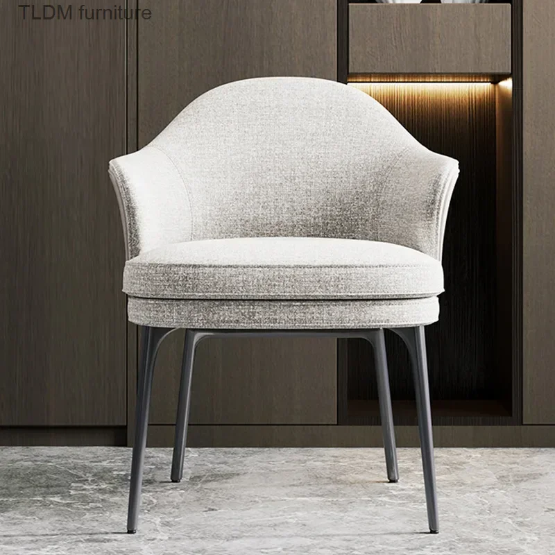 

Nordic Luxury Dining Chair Minimalist Modern Design Computer High Wood Dining Chair Kitchen Lounge Cadeiras Home Furniture