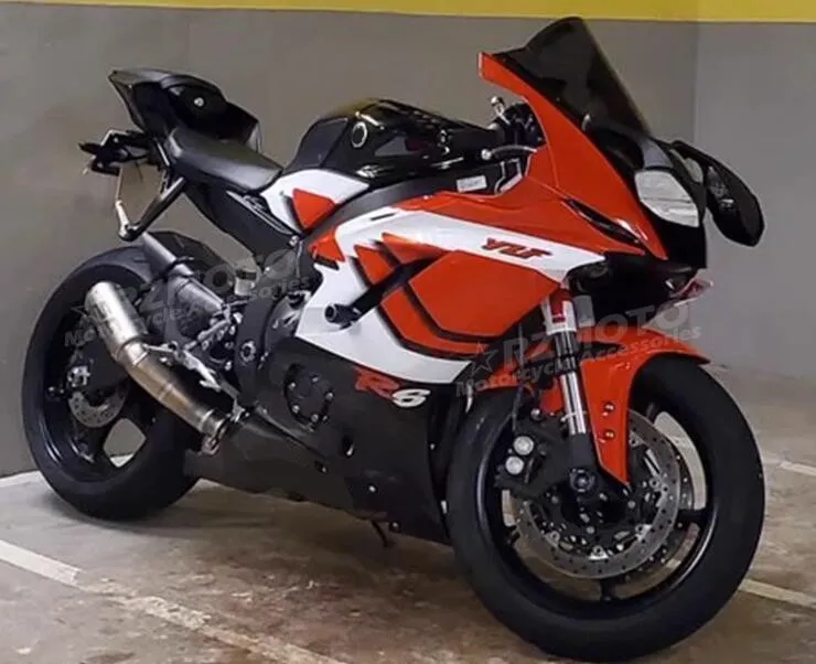

New ABS Fairings Kit Fit for YAMAHA YZF-R6 R6 2017 2018 2019 2020 2021 2022 17 18 19 20 21 22 23 Bodywork Set Custom Red White