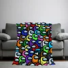 Game A-AmongES U-Us cool Blanket Skin friendly comfort warm soft plush blanket suitable sofa living room office bedroom 3