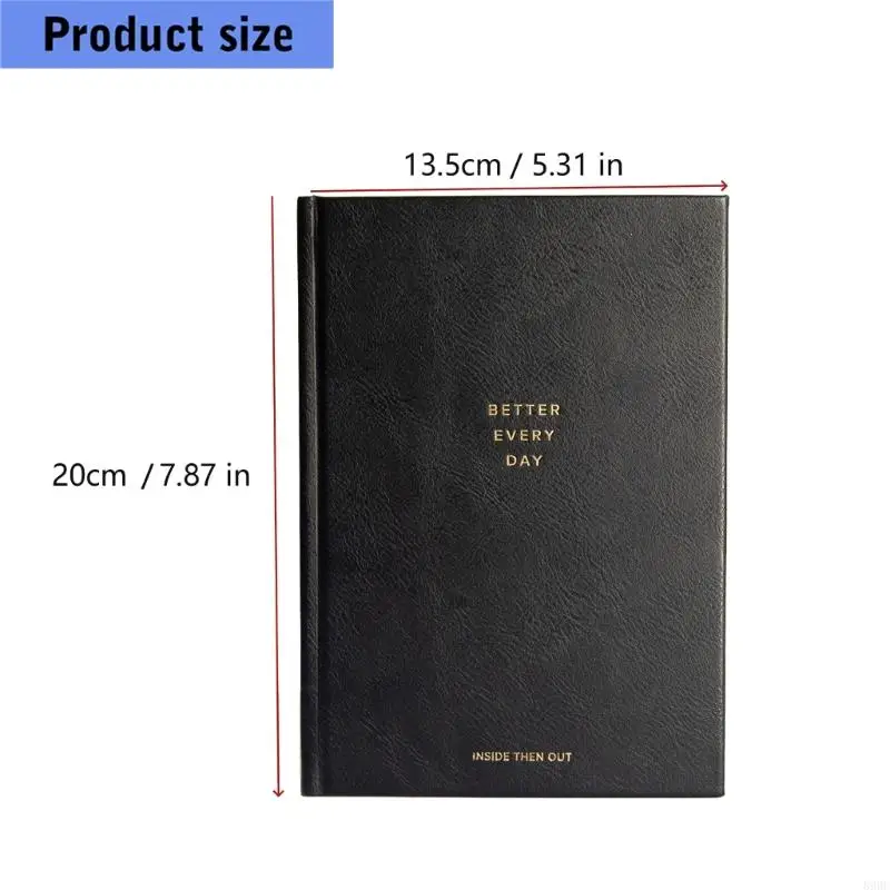Better Every Day Journal: 383-Page Portable Notebook for Daily Note Taking and Journaling
