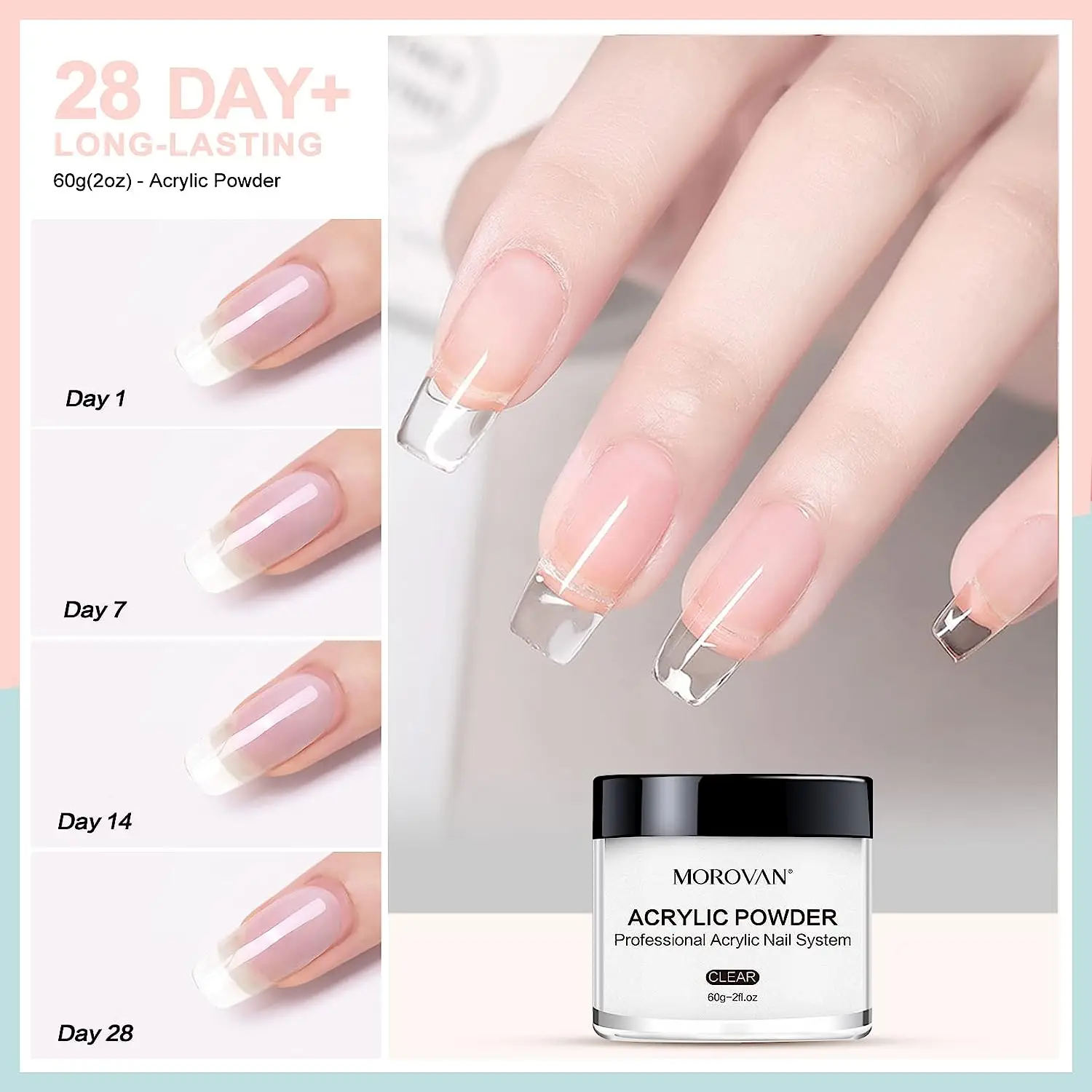 Acrylic Powder Professional Polymer Colored Nail for Extension Carving nail powder,nail powder set