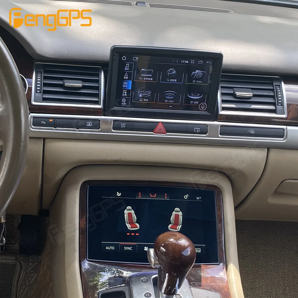 

LCD Air Conditioner Board AC Panel For Audi A8 D4 2004 - 2012 Climate Control Screen Intelligent Voice Control Touch Knob