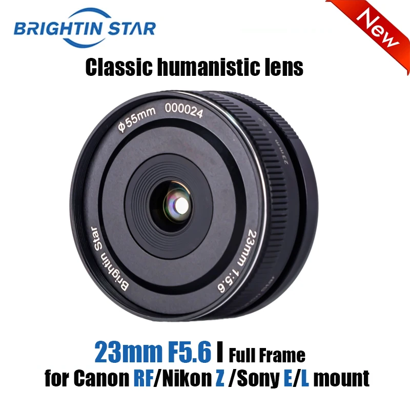 Широкоугольный объектив Brightin Star 23 мм F5.6 для камеры Canon RF Leica L Sigma Nikon Z Sony E Mount |