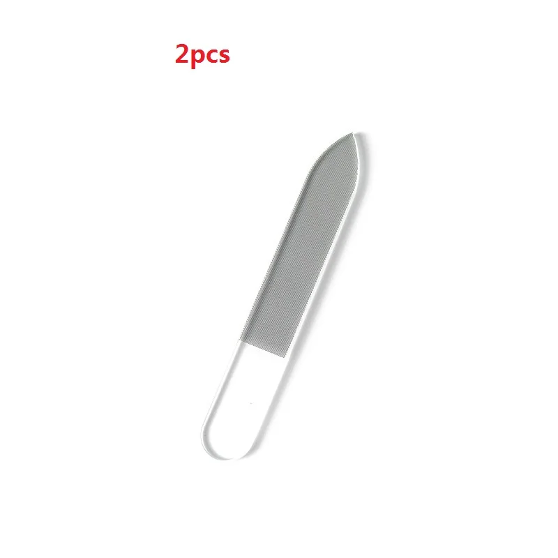 1/2 PCS Xiaomi Professional Nano Glass Nail File Transparent Sanding Polishing Grinding Nail Art Manicure 