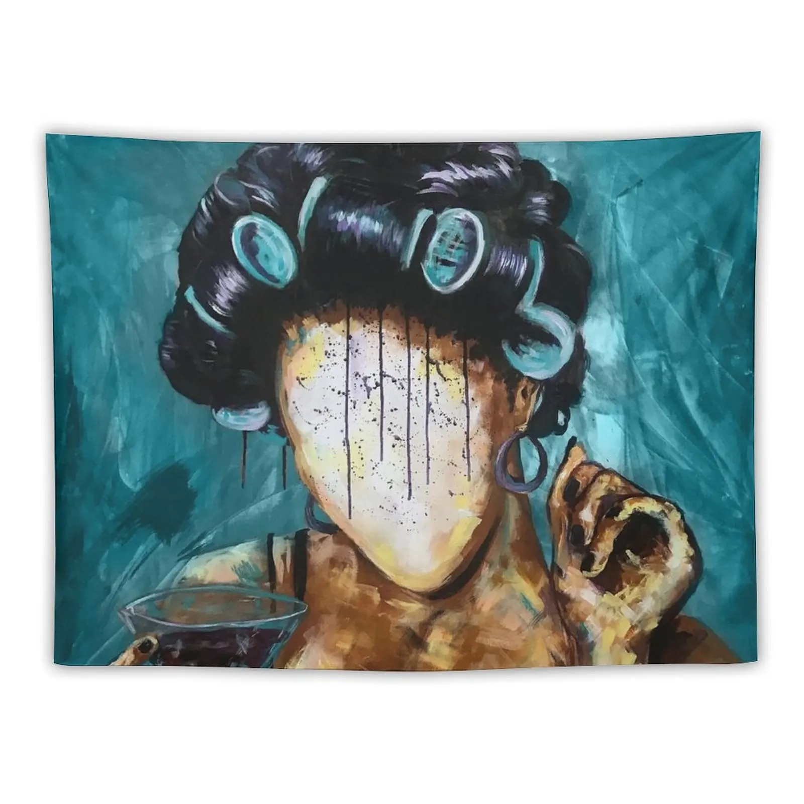 

Undressed X TEAL Tapestry Home Supplies Outdoor Decoration Wall Decor Bedroom Organization And Decoration Tapestry