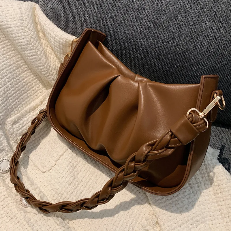 New Trend Fashion Large Capacity Lady Designer Handbags Luxury Retro Underarm Small Shoulder Bag for Women Crossbody Bag
