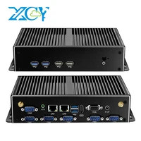 Fanless Industrial IoT Mini PC i7-5500U Windows Linux 6x COM-RS232 1x RS485 Adjustable 2x 2.5G Ethernet SIM Slot Mini PCIe Slot 1