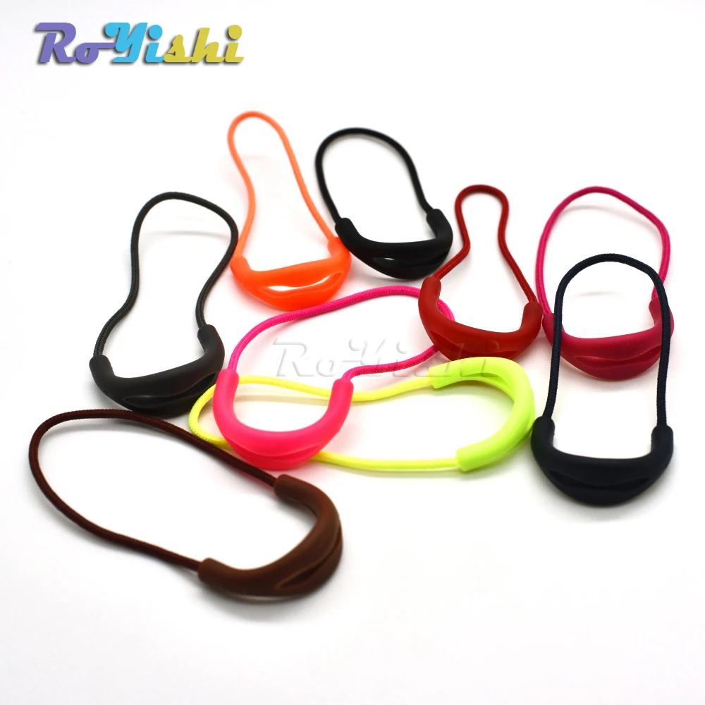 100pcs/pack Mix Color U Shape Cord Zipper Pull Strap Lariat For Apparel Accessories