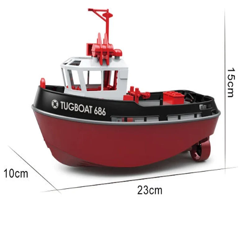 Bateau RC Remorqueur 1:72 – Jouet Télécommandé Étanche