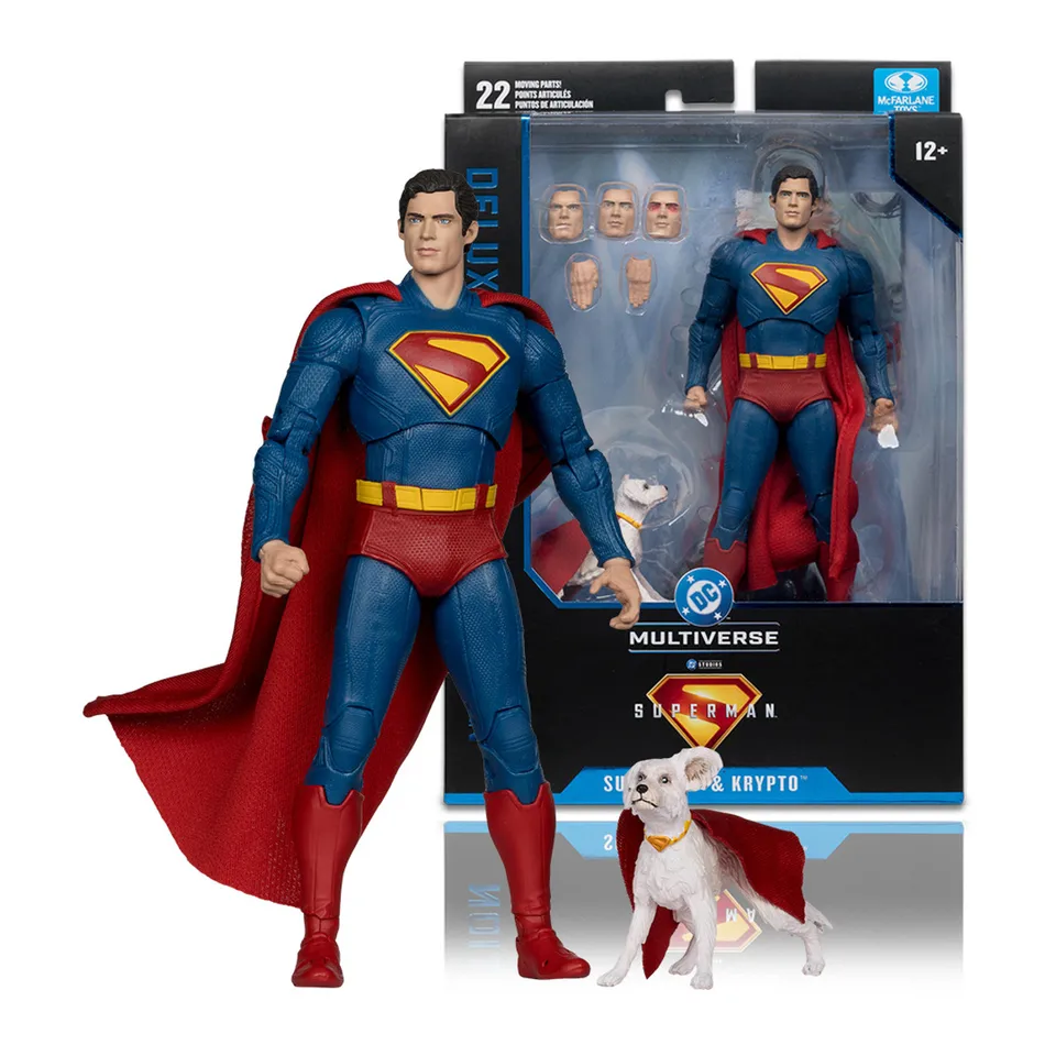 McFarlane Toys 2025 Superman película Superman w Krypto/Kaju