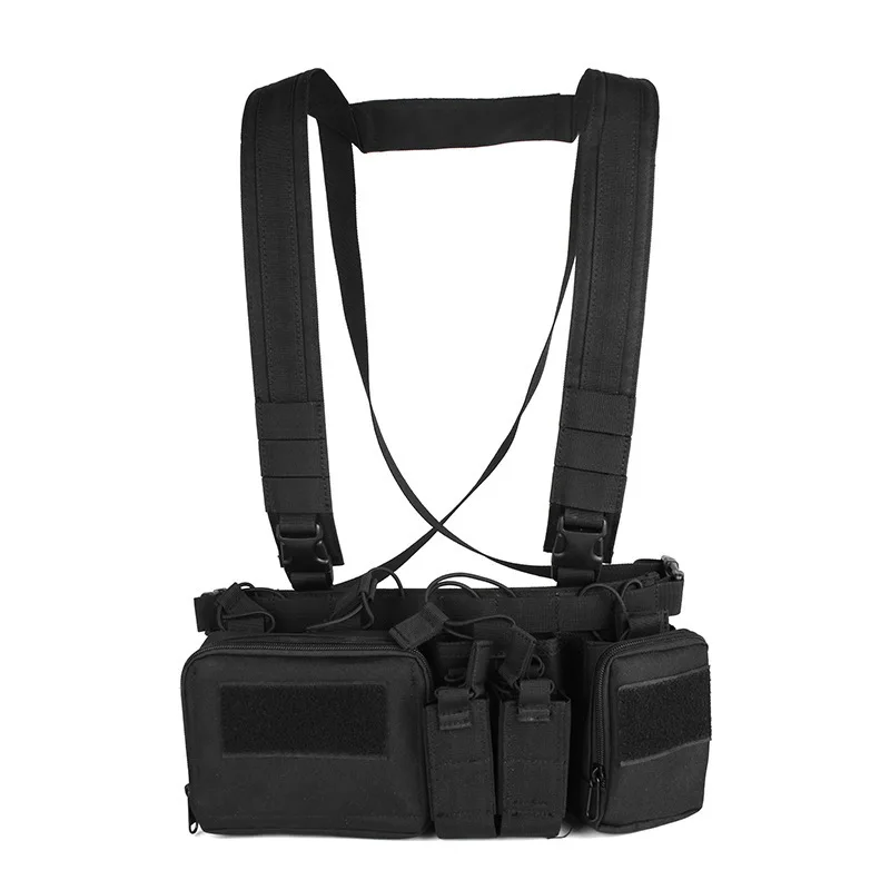 CS Match Wargame TCM Chest Rig Airsoft   и͸   Ű Ŀġ Ȧ Molle ý 㸮  Ϸ Swat