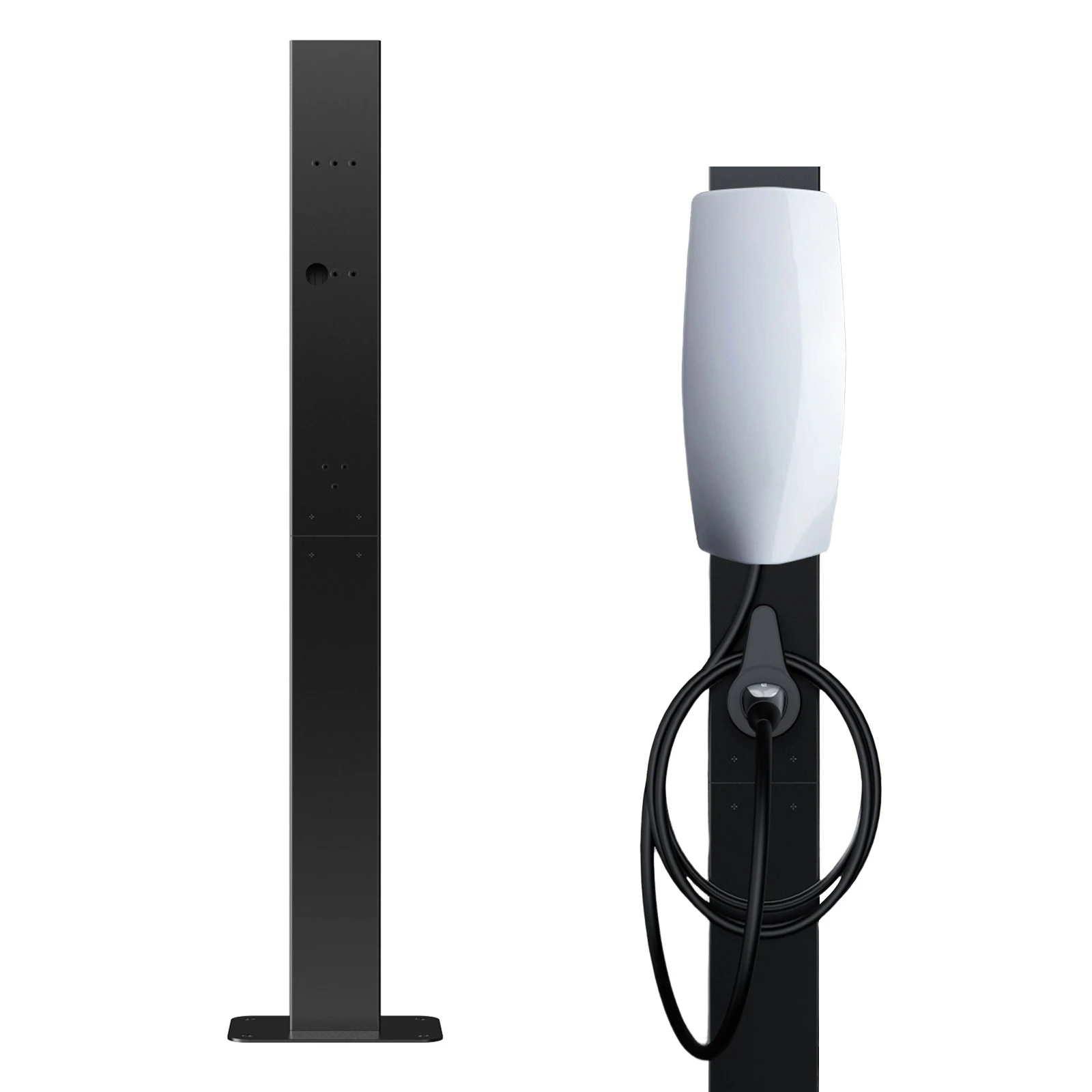 

Electric Vehicle Charging Station Holder Mounted EV Charging Station Pedestal Ev Charging Mounting Pole Wall Connector Pedestal