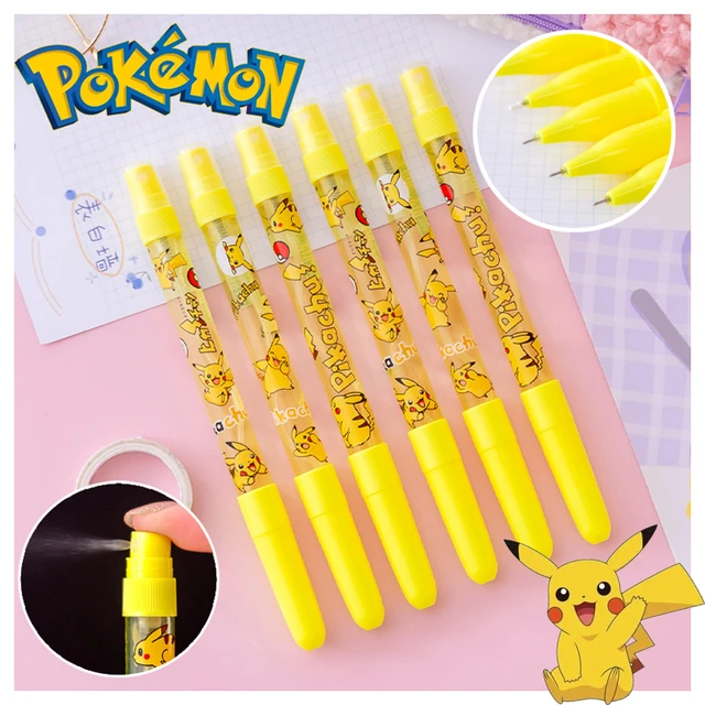 Pokémon de duas cabeçadas Cor Marcação Pen, Eevee Pikachu Highlighter,  Lápis Régua dos desenhos animados, Conjunto de Caderno Estacionário,  Presente do Estudante - AliExpress