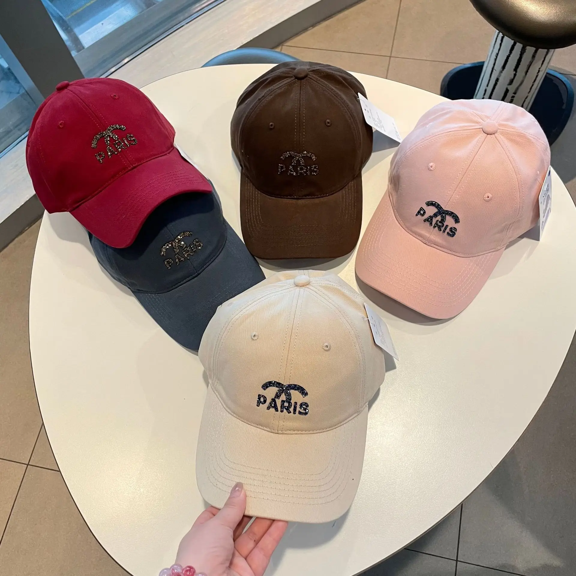 

Letter Pure Cotton Duck Tongue Hat for Women 2023 New Network Red Korean Version Couple Versatile Soft Top Baseball Cap