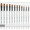 12pcs Artist Paint Brushes Set For Oil Acrylic Flat Tip Kit Paint Brushes For Nylon Paint Brushes Artist Watercolor Painting 2