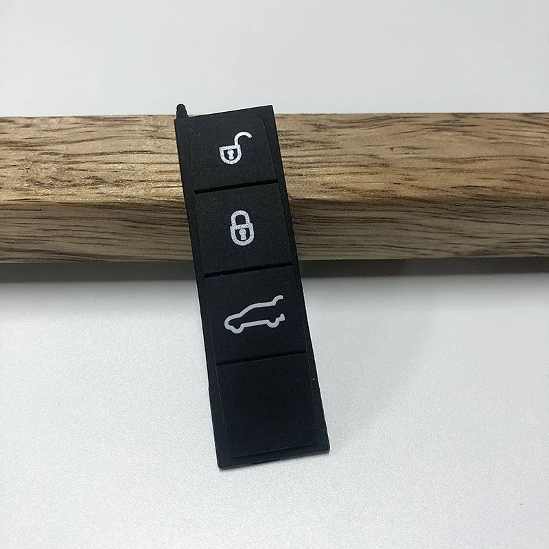 Key Button Pad Replace Fit for Porsche Cayenne Panamera Cayman Macan Boxster 718 Silicone Remote Keyless Shell Middle Button key case car key shell car remote key car key key shell