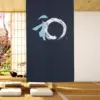 Japanese Noren Doorway Curtain Two Cats Bathing in Hot Spring Door Curtain Tapestry Entrance Feng Shui Door Curtain 3