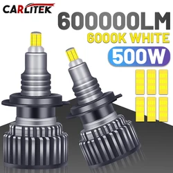 Enhanced LED Headlight Bulbs, 30000LM 360° Auto Lamps, 6000K Ultra - Bright, Mini 12V - H27/881 (2 Pieces)
