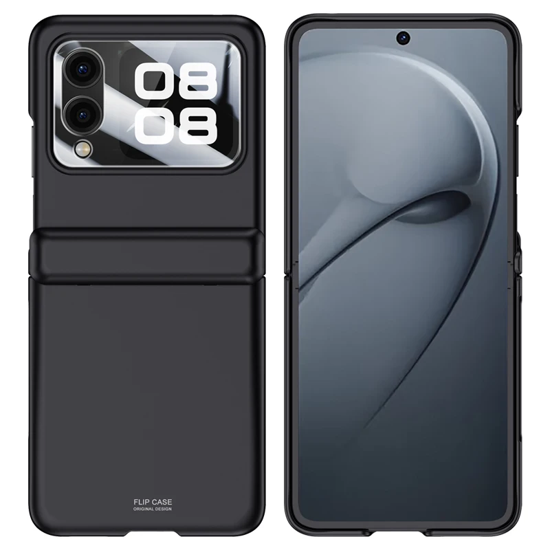 Spring Hinge For Huawei Nova Flip Case Matte Hard Folding Protection Cover_voghion.com
