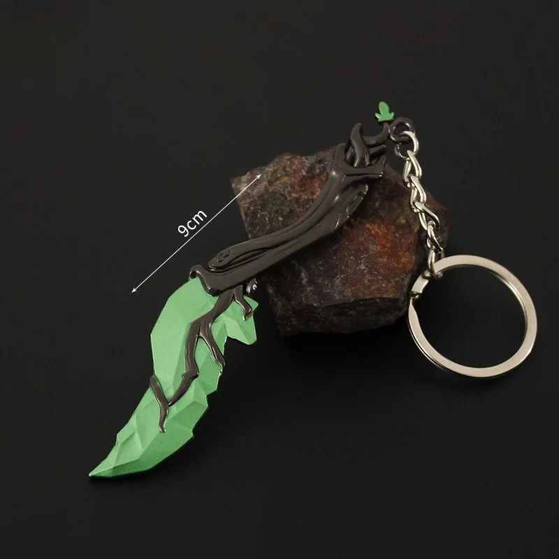thumbnail image 1 of Juego de llaveros de la serie Valorant Gaias Vengeance, modelo de metal periférico de juego Vandal, accesorios colgantes, llaveros, regalos, juguetes para niños, 1 of 5
