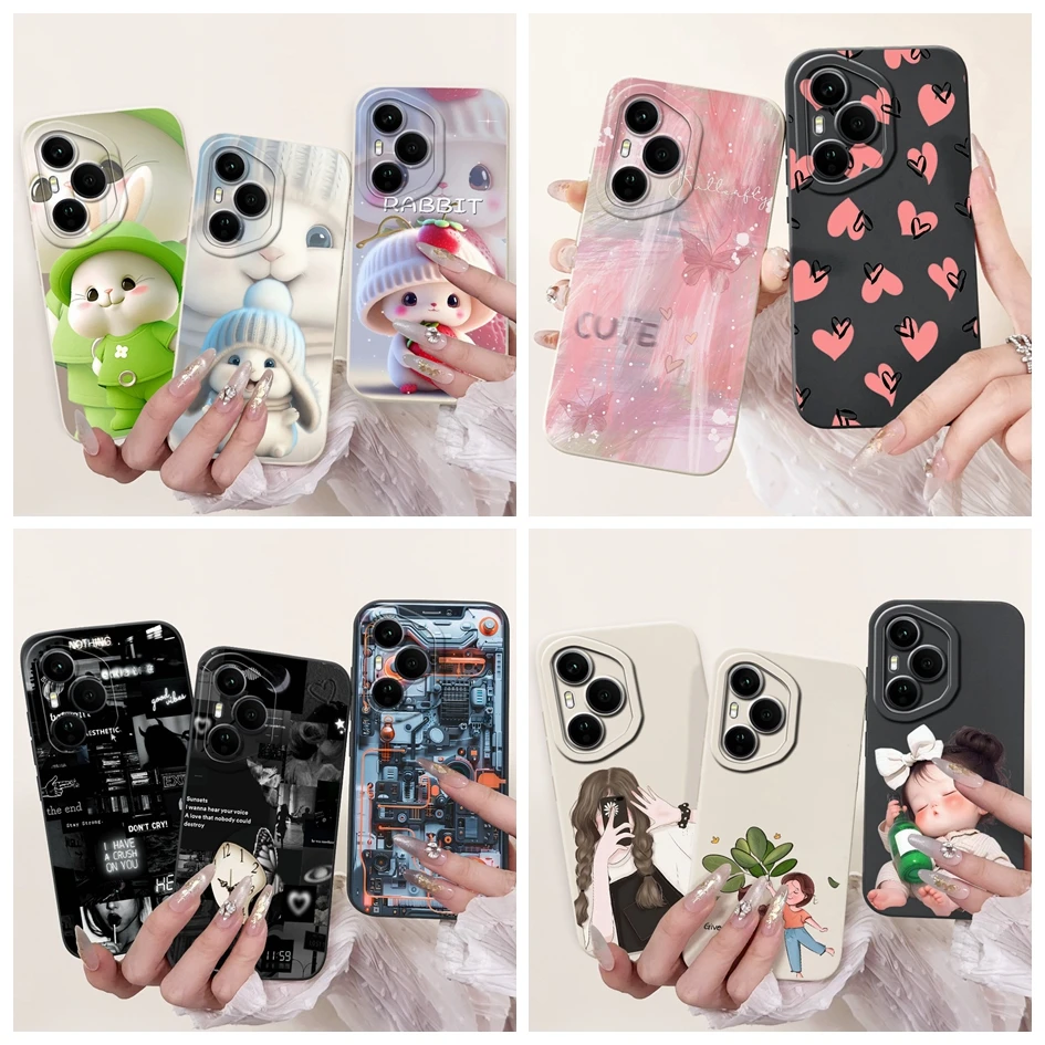 Stylish Shockproof Silicone Cartoon Phone Case - Soft and Cute Back Cover