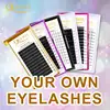 Quewel Private Label Personal Logo Eyelash Extension Free Design OEM/ODM Custom Brand Name DIY Logo Wholesale Your Own Lashes 1