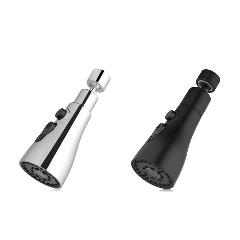 

Tap Aerator, 3 Modes Kitchen Bathroom Tap Bubbler Filter With 2(M22 And F24)Adapters,360 Degree Swivelling Faucet