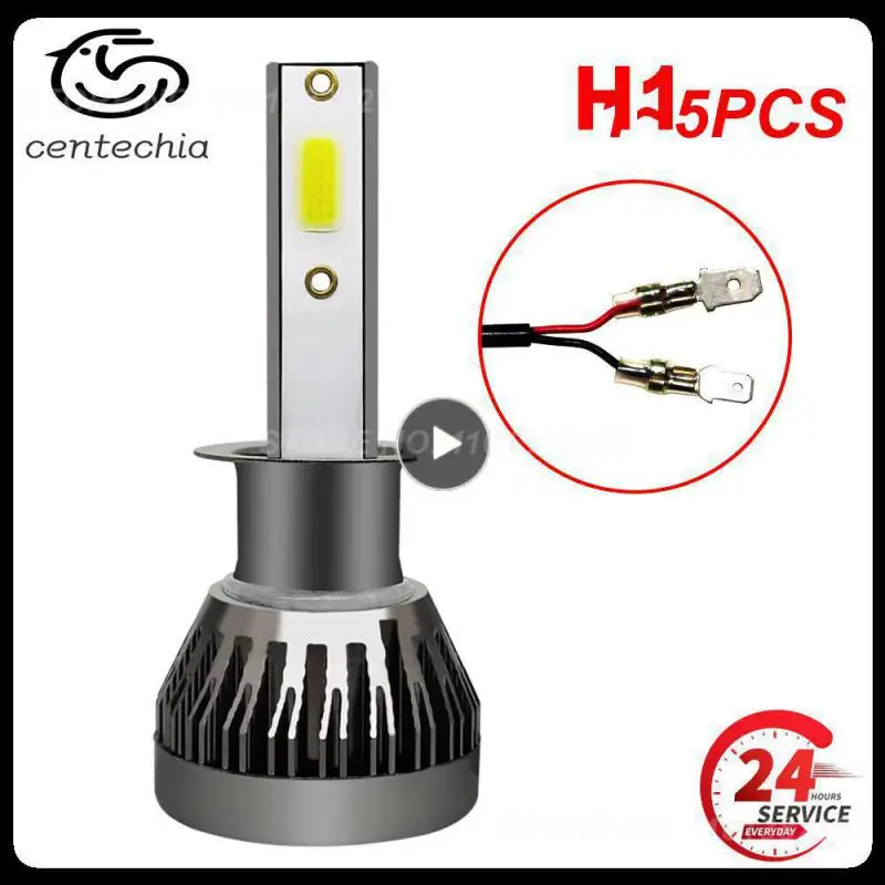 

1 ~ 5 шт. H1 120 Вт 6000 лм фотоэлектрический комплект автомобильных фар Turbo светодиодный Bulbs K