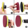 7 Inch Scrubber Scouring Pads Cleaning Kit Super Large Size Drill Powered Brush Tile Disc Pad Holder with 6 Scrubbing Pads 4