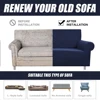 Stretch Jacquard Sofa Covers 1 2 3 4 Seater Couch Cover for Living Room Navy Blue Sofa Slipcover for Pet Kid Furniture Protector 2