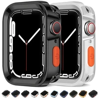 Coque de protection en TPU pour Apple Watch, 49mm 40mm 44mm 41 45mm, sans verre, pour iWatch Series9 8 7 6 5 SE Ultra 1