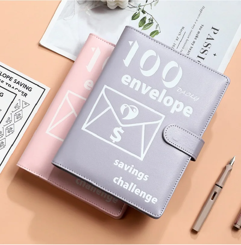 

100 Envelope Challenge Binder Easy And Fun Way To Save $5,050 Savings Challenges Binder Budget Binder With Cash Envelopes