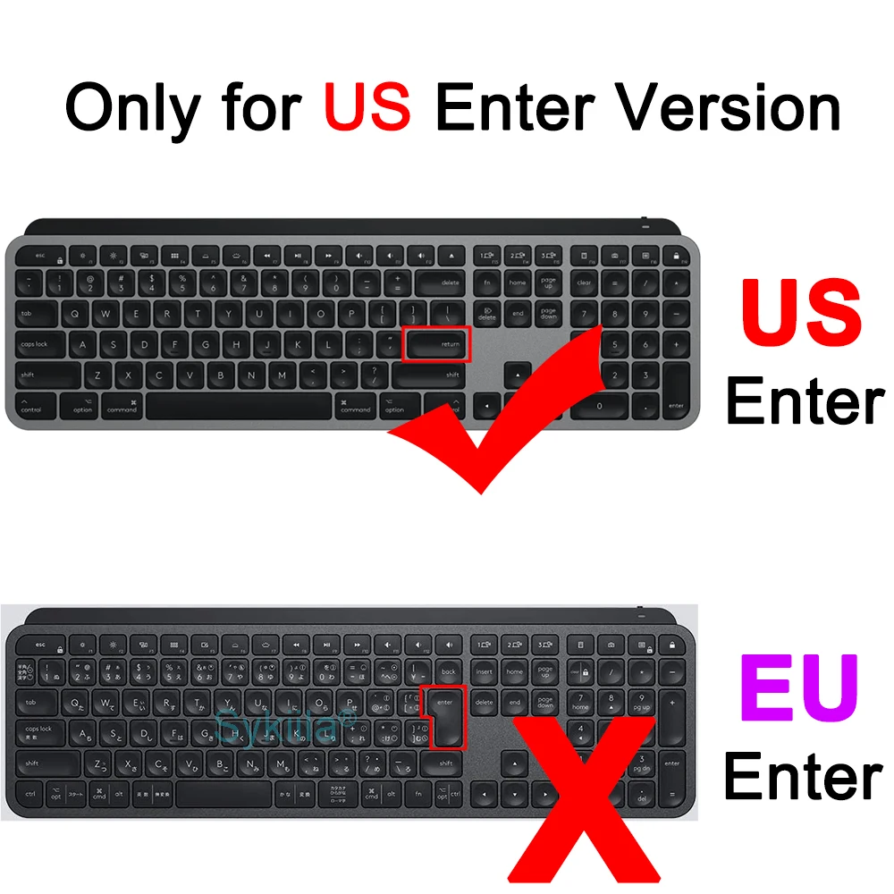 Keyboard Cover Keyboard Silicone Cover for Logitech MX KEYS Mechanical for Mac Plus