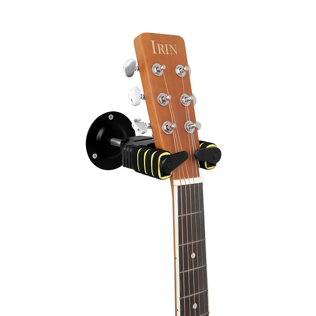 Guitar Stand Wall Mount Round Base Gravity Self-Locking Wall Stand Bracket Guitar Violin Bass Ukulele Guitar Parts Accessories black guitar hanger hook holder wall mount stand rack bracket display strong fixed wall for most guitar bass screws accessories
