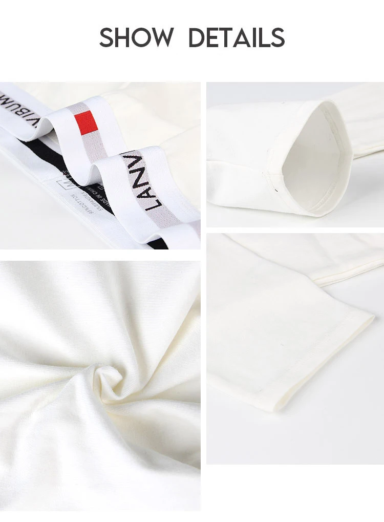 Description Picture 5 of itemMen Long Johns High Quality Cotton Slim Underwear Leggings Man Home Sheer Lounge Thermal Underwear Bottoms