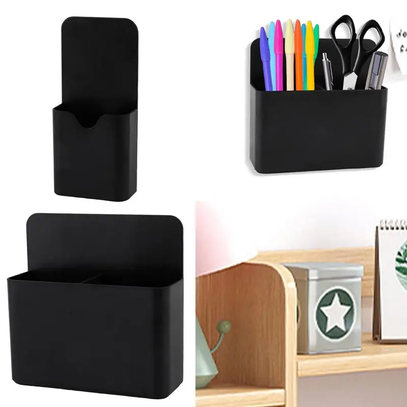 Hot New Magnetic Pen Holder Erase Marker Storage Box Pencil Organizer Cup Locker Organizers For Home Office Fridge Refrigerator