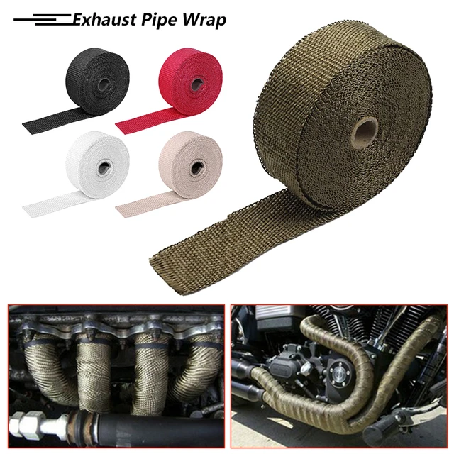 Exhaust Pipe Wrap, Exhaust Heat Wrap, Heat Insulation Wrap, Pipe Wrap,  Exhaust Header Pipe Tape