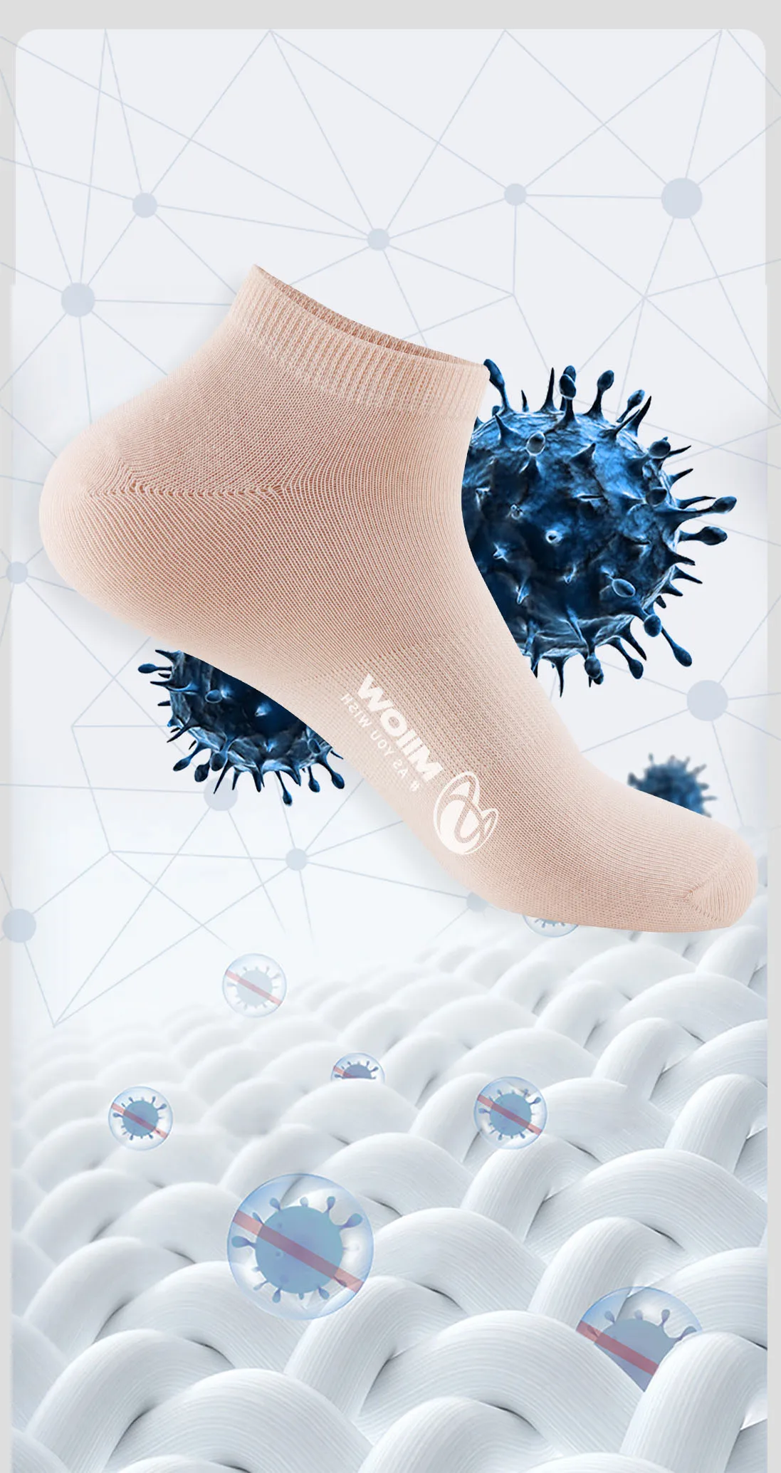 MIIOW 5 Pair Simple Women Socks Breathable Leisure Boat Sock Solid Color Socks Comfortable Cotton Deodorant Socks Anti-wear Feet 67 S11842d14b0194b78ae2d4b2be7b71069q