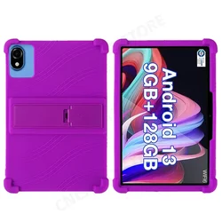 Slim Shockproof Tablet Case with Rear Kickstand and Soft Silicone Protection, 10.1 Inch for Teclast P30T 2023 (PURPLE)