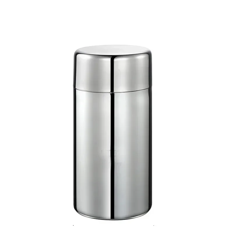 304 Stainless Steel Tea Caddy, Portable, Small, Sealed Tank, Storage Box, Household Metal