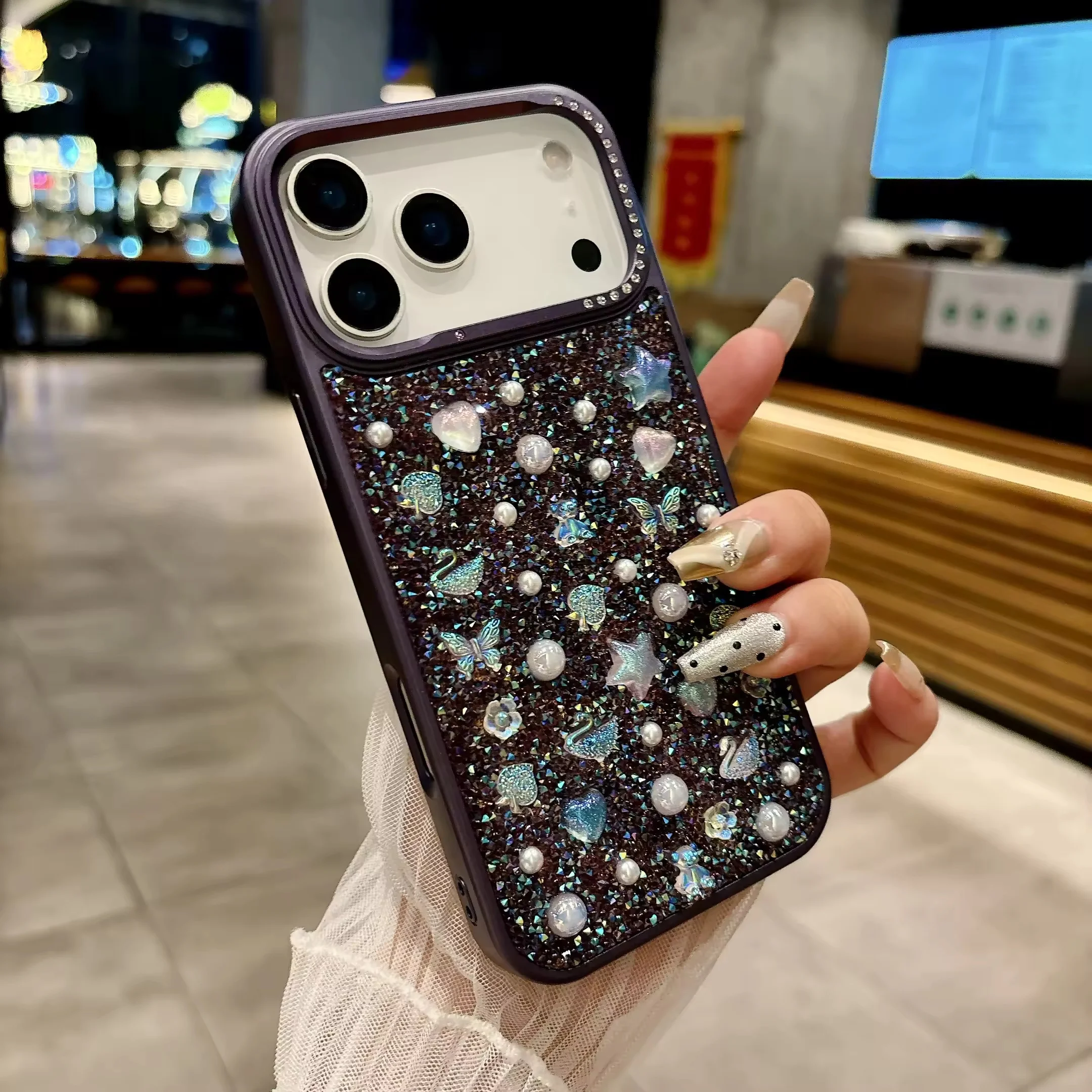 Luxury Glitter Rhinestone Phone Case - Shiny Bling Girly Shockproof Cover