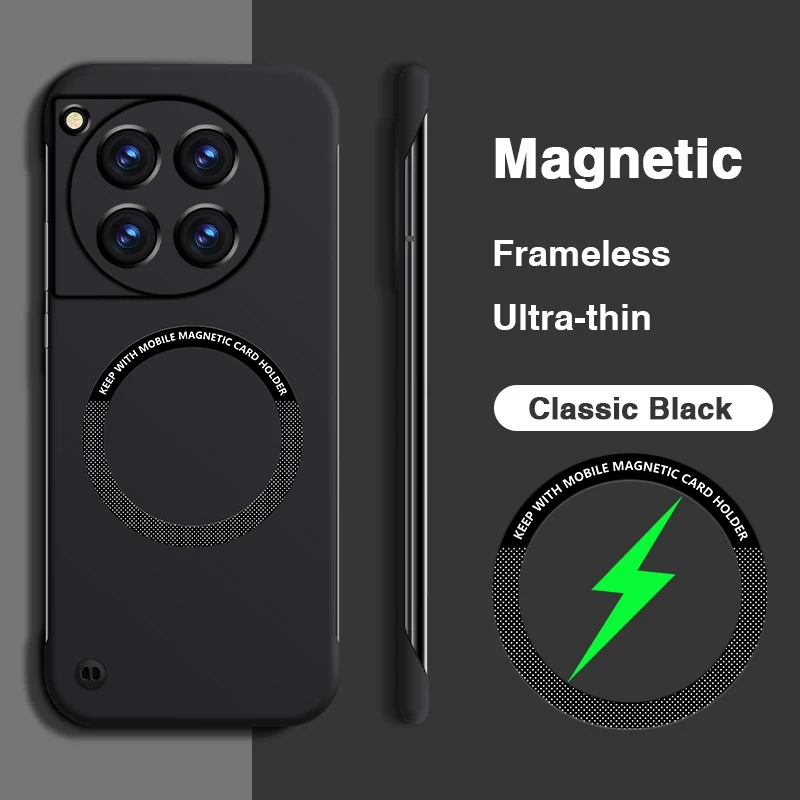 Sleek Frameless Magnetic Wireless Charging Phone Case
