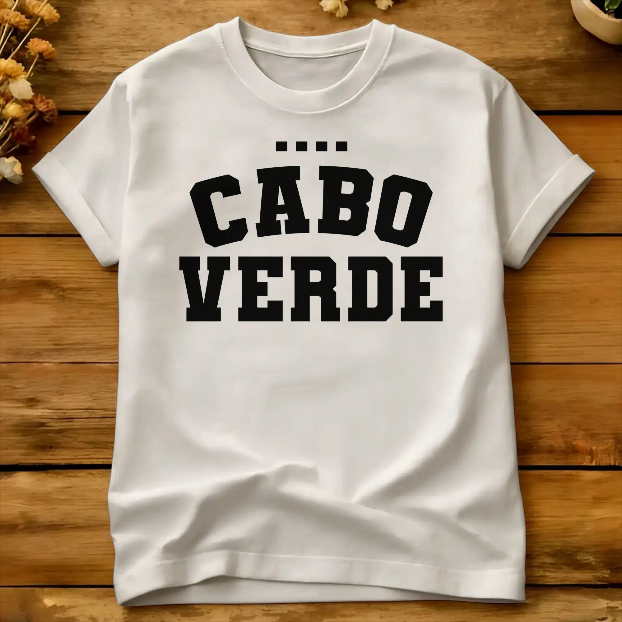 Kap Verde T-Shirt Sommer Cabo Verde Hip-Hop T-Shirts Reine Baumwolle Rundhals Übergroße Kleidung Kurzarm Streetwear T-Shirt