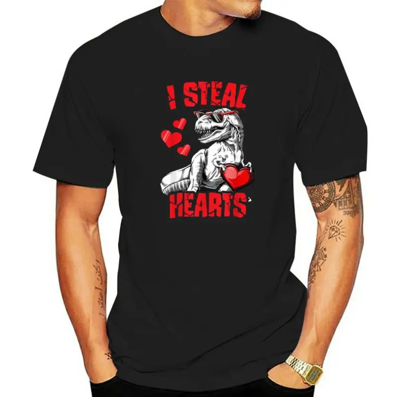 Kids I Rual Hearts Dinosaur T Rex Lover Baby Boy San Valentino T-Shirt Per Bambini