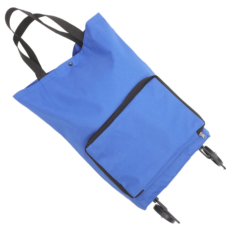 Sac De Rechange Pour Chariot De Courses – Tissu Oxford Imperméable, 40 L, Pliable, Dimensions 33x23x63 Cm