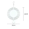 8 Pack 8 Inch Sublimation Wind Spinner Blanks,3D Double Sided Sublimation Wind Powered Kinetic Sculpture For Garden Outdoor 6