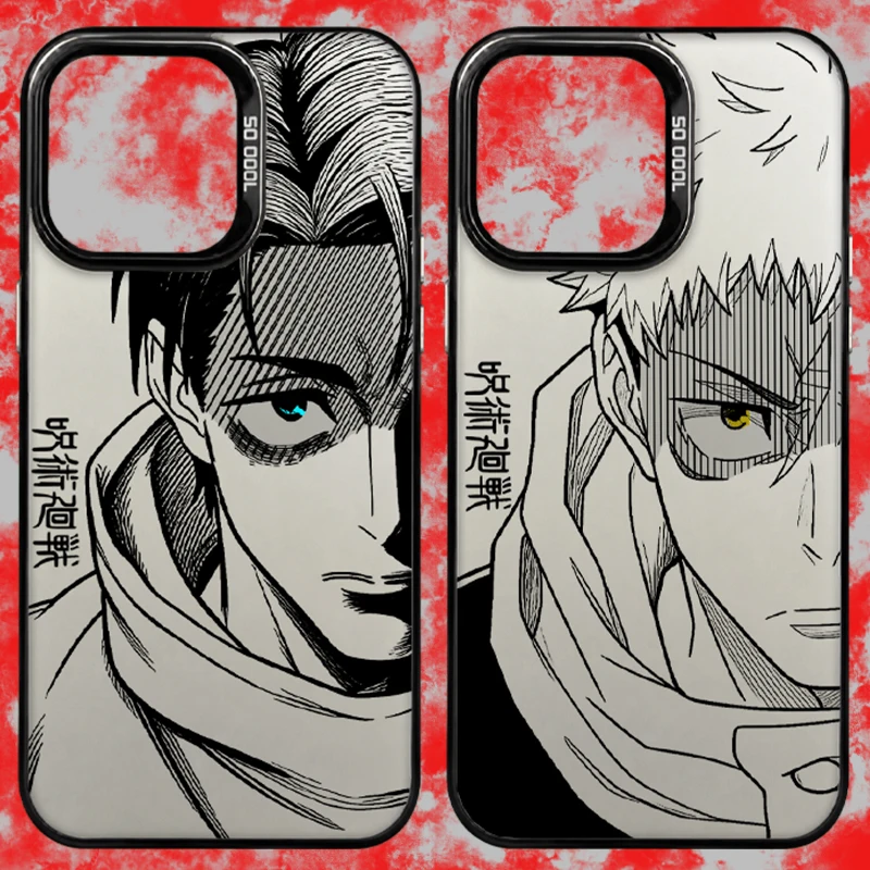 Jujutsu Kaisen Minimalist Line Art Smartphone Case