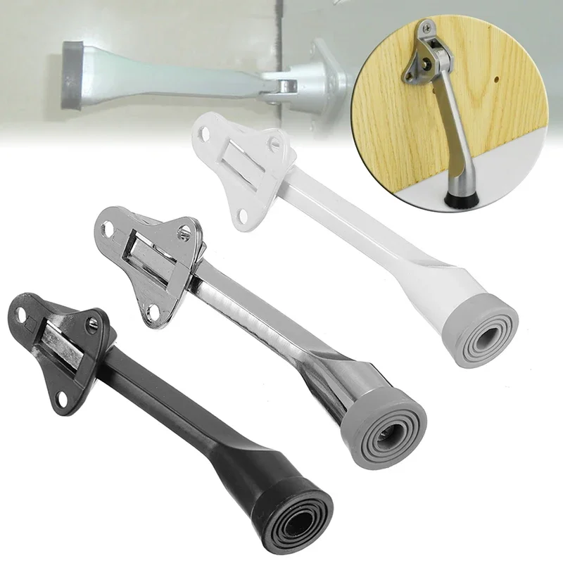 Foot Brake Wedges Kick Down Durable Home Decoration Door Stopper Rubbed Hardware Door Holder Mounted Holder Heavy Duty WF door stopper silicone door stopper magnetic door stopper door stopper bumpers