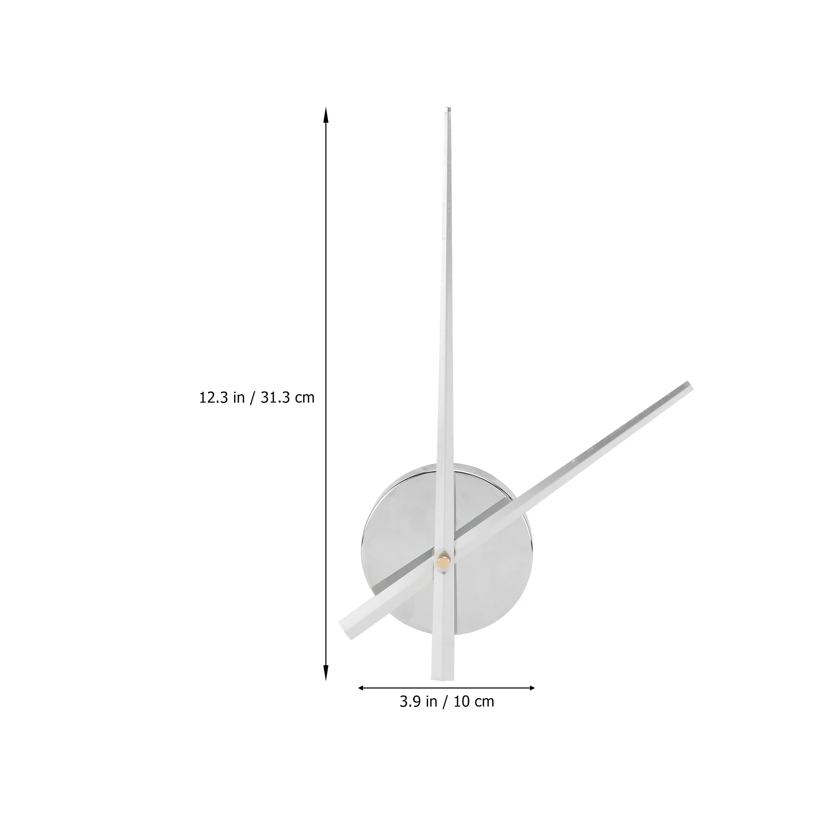 Grand mécanisme d'horloge à quartz bricolage, aiguilles en point de croix, horloges murales les grossières, accessoires de décoration artistique 3D pour la maison (sans batterie)