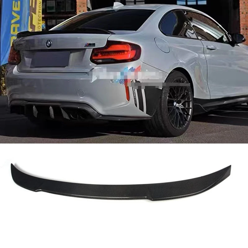 

For BMW F22 Spoiler Performance Carbon Fiber Spoiler Lips 2 Series F22 Coupe & F87 M2 220i M235i 228i 2014 - UP CS style